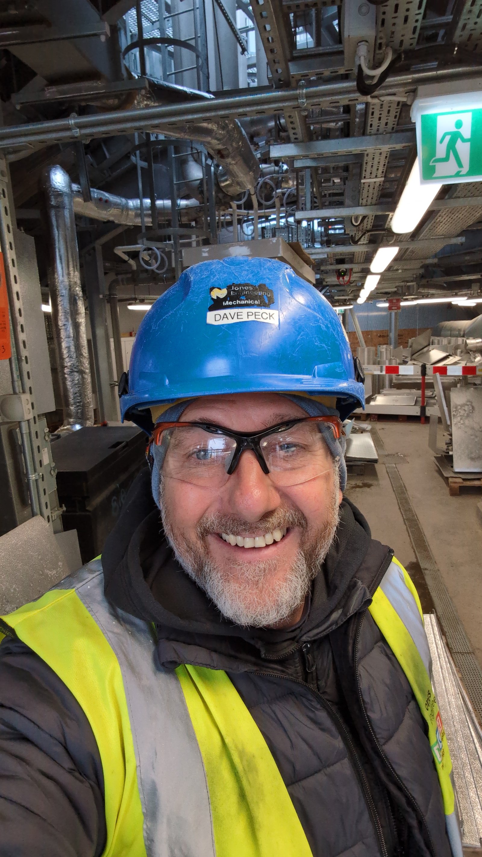 David Peck on site — founder of Alumitherm Business Solutions